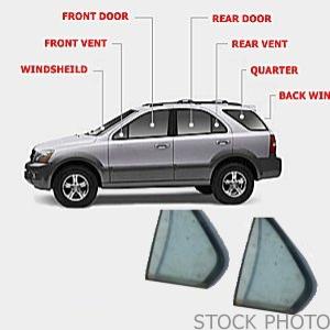 1963&nbsp;Volkswagen&nbsp;Beetle&nbsp;Door Vent Glass, Front, Driver Side